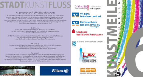 Christine Renner auf der Kunstmeile 2017 in Wolfratshausen